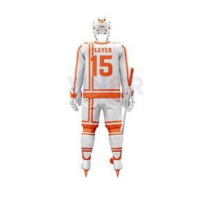 Uniformes de hockey sobre hielo unisex de diseño personalizado Ropa deportiva de equipo con todos Los tamaños disponibles Hecho de poliéster Servicios OEM para adultos - Product Image 2
