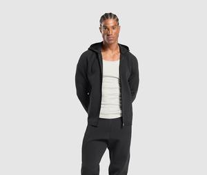 Sudadera con Capucha y Cremallera de Última Moda para Hombre, Estilo Urbano Invernal, Transpirable, de Forro Polar, Personalizable, Corte Ajustado, Comodidad Premium, Diseño Clásico - Product Image 3