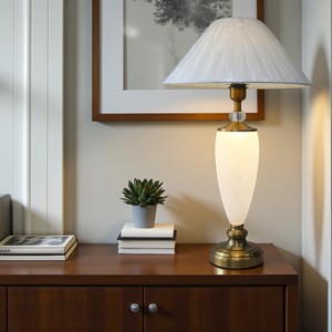 Kính sang trọng Đèn bàn trang trí thanh lịch chiếu sáng OEM ODM nhà máy bán buôn Châu Âu - Product Image 3