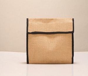ซองปอกระเจาทรงซองจดหมายของขวัญทำจากผ้าปอ100% ธรรมชาติเป็นมิตรต่อสิ่งแวดล้อมแฟชั่นดีไซน์ใหม่ถุงใส่เอกสารกระเป๋าใส่เอกสาร - Product Image 5