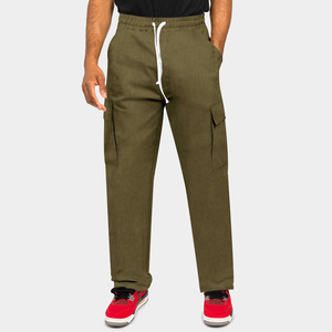 Pantalons de jogging surdimensionnés pour hommes en coton 100% de haute qualité, taille élastique, poids lourd, pour temps froid, personnalisables - Product Image 4