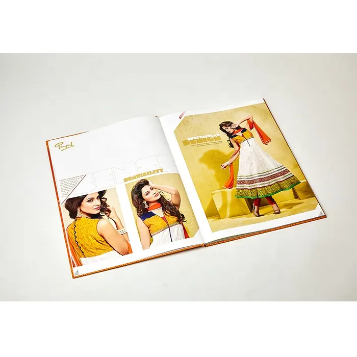 High Quality Printing Product Catalog Magazine Book Printing Personalized hardcover brochure fashion printing services india