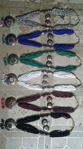 Brazaletes de Madera con Cuentas de Vidrio Hechos a Mano con Diseño Floral, Estilo Vintage, Colores Vibrantes, para Regalo de Boda para Mujer - Product Image 2