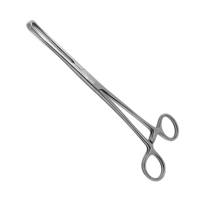 Tisu bedah Allis penjepit forsep dengan Tang pengunci bergigi alat usus dokter hewan besi tahan karat. - Product Image 2