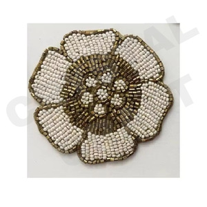 Sous-verre artisanal en verre multicolore, broderie traditionnelle chinoise, fait main, durable, pour tasse, table - Product Image 6