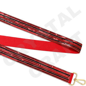 Caldera UP, correas de bolsa de cuentas de semillas de oro blanco personalizadas, accesorio de moda 'Hook Em Horns', correa de monedero con cuentas - Product Image 6