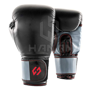 Guantes de boxeo de entrenamiento de cuero genuino profesional transpirables y cómodos para hombres y mujeres para uso de entrenamiento - Product Image 1
