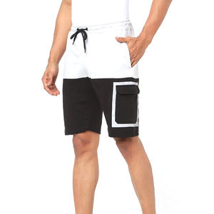 Short de sport de plein air décontracté pour hommes 100% coton séchage rapide vêtements d'entraînement couleur unie écologique à la mode - Product Image 1