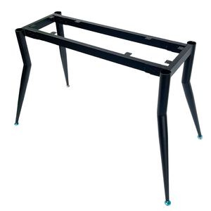 Pieds coniques en fonte CHB68052 pour table de 120x60cm, design industriel, assemblage requis, pour salle à manger, cuisine, lit d'hôpital, meubles - Product Image 3