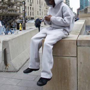 Ensemble pantalon de survêtement et sweat à capuche avec logo personnalisé de haute qualité Costume de sport Survêtements et pantalons Ensemble deux pièces Jogger Survêtement pour hommes - Product Image 4
