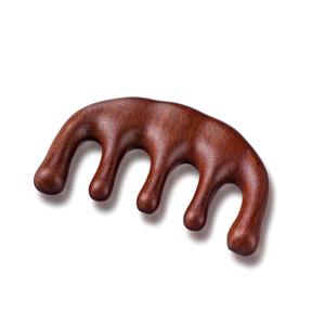Cepillo de Madera para Masaje Hecho en India, Peine para Desenredar el Cabello, Cepillo para el Cuero Cabelludo, Portátil, Calidad Superior en India - Product Image 6