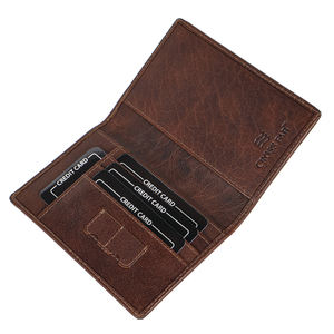 Porte-passeport en cuir véritable avec technologie de blocage RFID Couverture de passeport britannique durable Porte-passeport britannique adapté aux hommes - Product Image 5