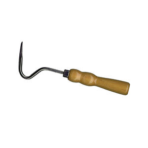 Pic à sabot en métal avec manche en bois pour l'entretien des chevaux Pic à sabots robuste Outil de nettoyage pour chevaux Pic à sabot avec prise confortable - Product Image 2