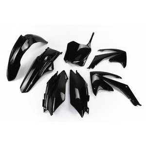 ชุดพลาสติกสำหรับฮอนด้า CRF 450R 2011-2012มอเตอร์ครอสพร้อมบังโคลนสีดำไฟโลหะยางไม่มีสหรัฐอเมริกา - Product Image 1