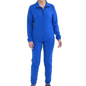 Nouveaux vêtements de sport deux pièces d'automne pour femmes Sports Fitness Full Zipper Running Hoodies et ensembles de vestes de sport courtes pour femmes - Product Image 2