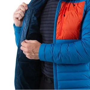Veste d'hiver de randonnée en montagne imperméable réversible à fermeture éclair de marque privée, taille plus, réduction en gros - Product Image 3