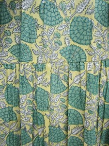 2023 collection en gros tie dye longue caftan col en v demi-manches rayonne tissu robe ample avec fente latérale printemps caftan - Product Image 3