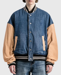 Chaqueta Vaquera de Mezclilla para Hombre, Personalizable al por Mayor, Transpirable, Informal, con Botones, Color Sólido, Hecha en Pakistán - Product Image 2