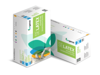 Gant médical jetable en latex avec CE de Malaisie-Gant sans poudre en latex