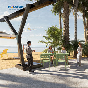 Auvent <span class=keywords><strong>de</strong></span> <span class=keywords><strong>toit</strong></span> rétractable, style Y, motorisé, imperméable, fournisseur <span class=keywords><strong>de</strong></span> pavillon d'ombrage pour patio et restaurants - Product Image 3