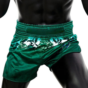 Servicio OEM, Shorts de Muay Thai de Satén al por Mayor, Diseño Personalizado, Alta Calidad, Transpirables, Antiarrugas, de Secado Rápido, con Cintura Elástica - Product Image 3