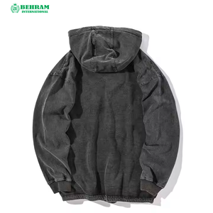 Confortable Élégant Pratique À Capuche Hommes 400gsm boxy Blanc Avant 2 Poches À Capuche Fabricant Heavyweight Cropped hoodies hommes - Product Image 4