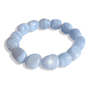 สร้อยข้อมือลูกไม้สีฟ้าสร้อยข้อมือหินอัญมณีคริสตัลเครื่องประดับแฟชั่นของขวัญสำหรับผู้ชายและผู้หญิงการทำสมาธิพลังงาน - Product Image 2