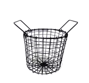 Cesta de almacenamiento de alambre de metal dorado de primera calidad para uso en la cocina en el hogar, hoteles y restaurantes, cestas de malla de alambre de Venta caliente - Product Image 6