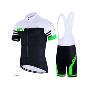 Bonito diseño, la mejor ropa deportiva, traje de Ciclismo de manga corta, uniforme de ciclismo de montaña, Baberos cómodos, uniforme de ciclismo - Product Image 2