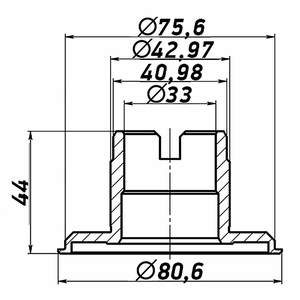 HBHK06* ดุมใบพัดสำหรับฮุนได / เกีย A4CF1, A4CF2 - Product Image 2