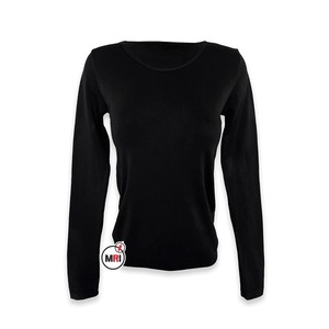 Alta calidad 2025 Venta caliente Color sólido liso Slim Fit camisetas de manga larga Casual algodón básico Casual camisas para mujeres - Product Image 4