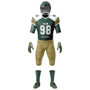 Uniforme de Fútbol Americano BLUE EAGLE SPORTS al por Mayor, Unisex, 100% Poliéster, Alta Calidad, Malla Elástica Transpirable de Secado Rápido - Product Image 4