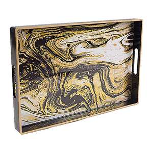 Plateau en métal artisanal pour servir les plats lors de mariages, fournitures alimentaires pour table, plateau de service rectangulaire, vaisselle - Product Image 2