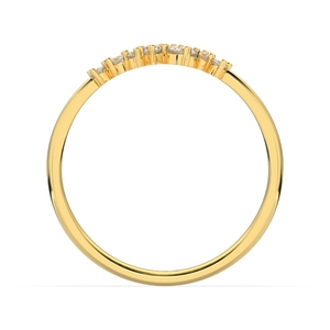 Wholesale Custom 10K Solid <b>Gold</b> Zircon Stone <b>Rings</b> Trendy Women's Jewelry for Parties OEM ODM Vietnam Manufacturer Calista Pave - Product Image 3