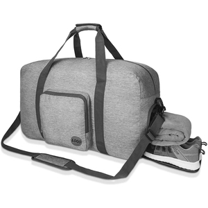 Bolsa de viaje ligera personalizada, bolsa de gimnasio deportiva de lona plegable, bolsa de lona para equipaje 2025 - Product Image 2