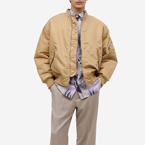 Chaqueta Bomber de Satén Personalizada de Invierno, Nueva, Último Modelo, Talla Grande para Hombre, con Letras Personalizadas, al por Mayor, Modelo 2025 - Product Image 2