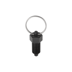 K0342 Pasador de Indexación de Acero Inoxidable Forma S M10x1 con Anillo de Tracción para Posicionamiento y Retención K0342 - Product Image 3