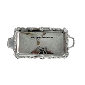 Bandeja de chocolate de acero inoxidable Forma rectangular Bandeja de chocolate hecha a mano Bandeja de chocolate de lujo de alta calidad - Product Image 4