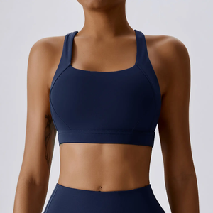 Conjunto de Yoga 2025 para mujer, venta al por mayor, transpirable, de alta calidad, para mujer, 2 piezas, yoga sentado y logotipo personalizado, conjunto de Yoga deportivo para Fitness - Product Image 3