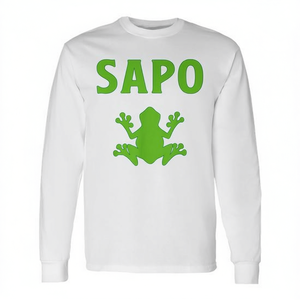 Sapo <b>Frog</b> Long Sleeve T-Shirt Kambo Ceremony <b>Clothing</b> Promotional Product - Product Image 2