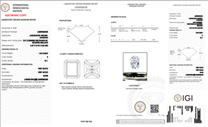 1.00CT Radiant Cut Loose Lab Grown Diamond E Color et VS1 Clarified IGI Certified CVD Diamond Disponible au prix de grossiste - Product Image 2
