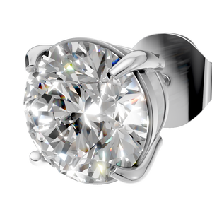 Boucles d'oreilles clous en moissanite de 1,5 carat, plaquées or 14Kt 18Kt, pour les anniversaires, les fiançailles, les fêtes, les mariages, cadeau parfait, IGI - Product Image 5