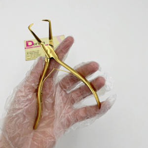 Herramienta de Instalación de extensiones de cabello de acero inoxidable, alicates removedores de punta redondeada para enlaces de microanillos, abrazadera para el cabello, herramienta para rebordear el cabello - Product Image 1