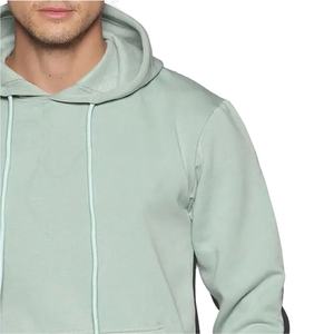 Sudadera con Capucha Corta de Algodón Transpirable con Cordón y Bordado de Felpa Francesa con Logotipo Personalizado para Hombre 2026 - Product Image 1