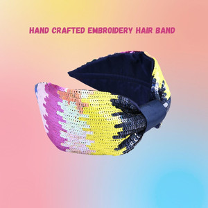 Wholesale Custom Style <b>Hair</b> Decoration Party Gift <b>for</b> Women <b>Hair</b> Accessories Indian Manufacturing Production Headband - Product Image 2