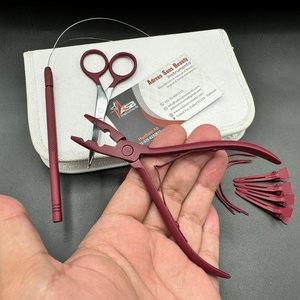 Mehron Durable En Acier Inoxydable De Qualité Chirurgicale Kit D'outils D'extension De Cheveux En Gros Vente Chaude Logo Personnalisé Pince - Product Image 3