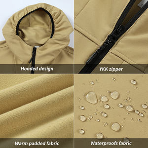 Chaquetas de lana para hombre abrigo térmico ligero y transpirable para senderismo, esquí y ropa casual de invierno al aire libre. - Product Image 5