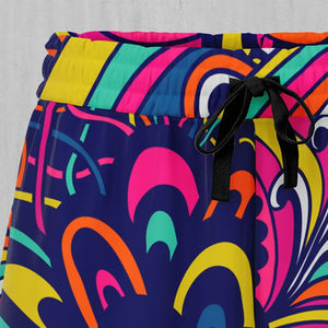 Pantalones cortos de yoga con estampado de sublimación personalizados al por mayor para mujer Pantalones cortos estampados transpirables Pantalones cortos de diseño personalizado para mujer - Product Image 6