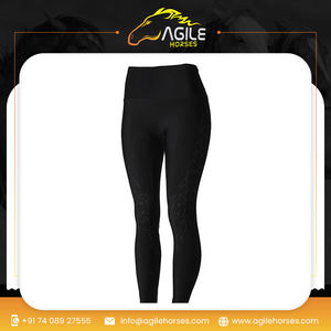 Mallas elásticas para montar a caballo, pantalones de mujer personalizados al por mayor, ropa ecuestre a granel, medias de agarre completo - Product Image 6