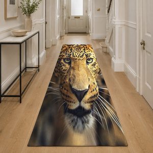 RUGS DEPOT LXDP-0722 Wholesale Beige Brown Bohemian Tribal Digital Printed Machine Washable Chenille Area Rug Non <b>Slip</b> - Product Image 5